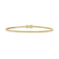 18ct Yellow Gold 0.50ct Diamond Tennis Bracelet