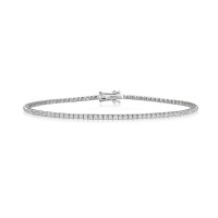 18ct White Gold 0.75ct Diamond Tennis Bracelet