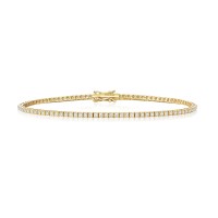 18ct Yellow Gold 1.00ct Diamond Tennis Bracelet