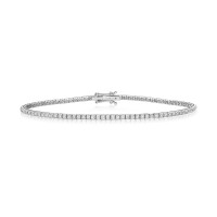 18ct White Gold 1.00ct Diamond Tennis Bracelet