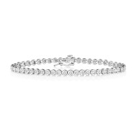 9ct White Gold 1.00ct Diamond Tennis Bracelet