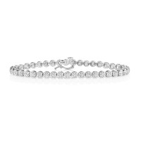 9ct White Gold 1.00ct Diamond Tennis Bracelet