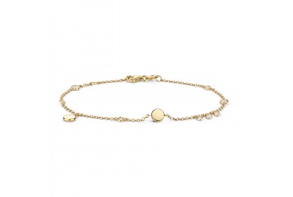 18ct Yellow Gold Diamond Bracelet