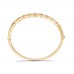 9ct Yellow Gold Diamond Channel Set Bangle