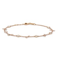 18ct Rose Gold Diamond Bracelet