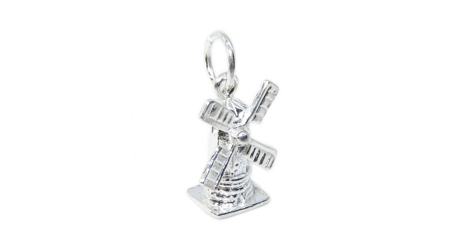 Sterling Silver Windmill Charm