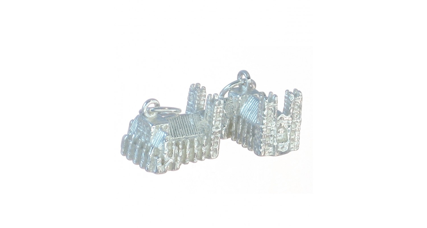 Sterling Silver Westminster Abbey Charm