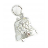 Sterling Silver Wedding Bell Charm