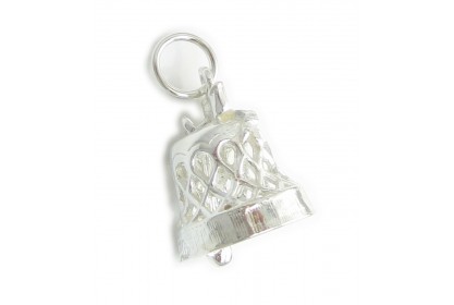 Sterling Silver Wedding Bell Charm