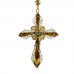 18ct Yellow Gold Pearl Cross Necklace