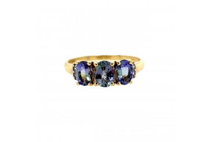 9ct Yellow Gold Multi CZ Ring