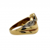 14ct Yellow Gold CZ Dress Ring