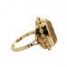 9ct Yellow Gold 1976 Yellow Quartz Ring