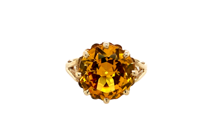 9ct Yellow Gold Citrine Ring