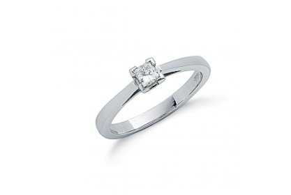 Platinum 0.25ct Diamond Solitaire Ring