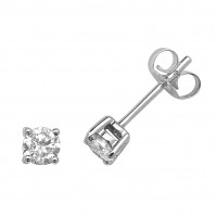 9ct White Gold 0.50ct Diamond Studs