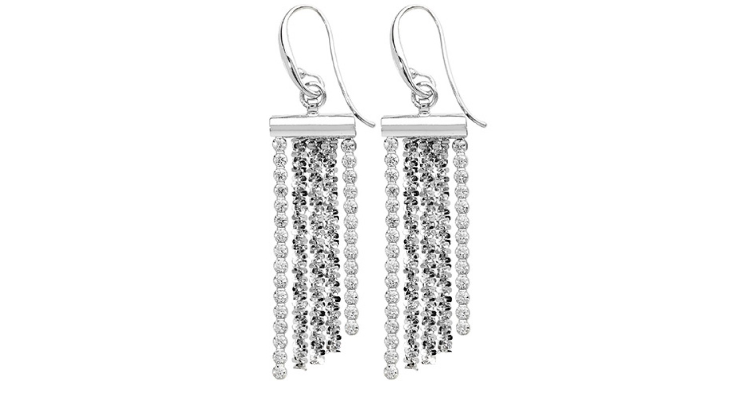 Silver Drop Earrings