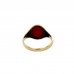 9ct Yellow Gold 1975 Carnelian Signet Ring