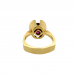 18ct Yellow Gold 1974 Garnet Ring