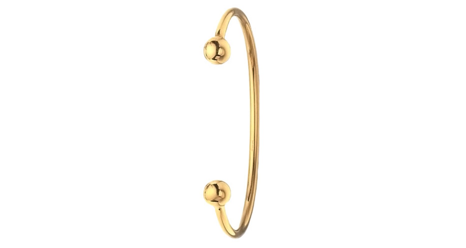 9ct Yellow Gold Solid Ladies' Torque Bangle