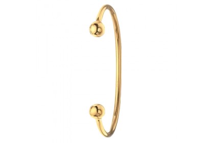 9ct Yellow Gold Solid Ladies' Torque Bangle