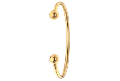 9ct Yellow Gold Solid Men's Torque Bangle