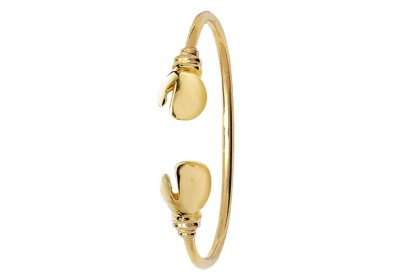 9ct Yellow Gold Babies' Boxing Glove Torque Bangle