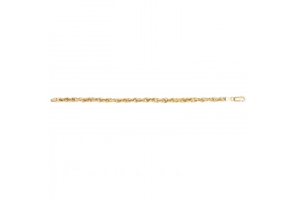 9ct Yellow Gold Ladies Prince Of Wales Link Bracelet