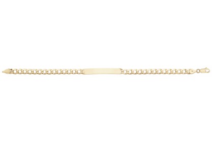 9ct Yellow Gold Mens ID Bracelet