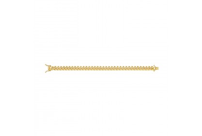 9ct Yellow Gold Mens Luxury Cuban Link Bracelet