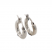 18ct White Gold 15mm Hoops