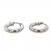 18ct White Gold 15mm Hoops