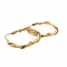 18ct Yellow Gold Twist Hoops