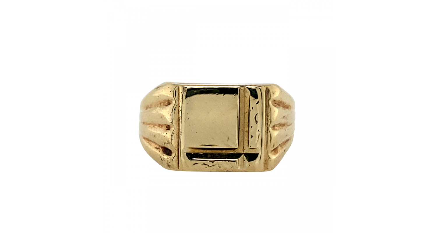 9ct Yellow Gold 1969 Signet Ring