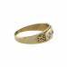 18ct Yellow Gold Old Cut Diamond Trilogy Ring