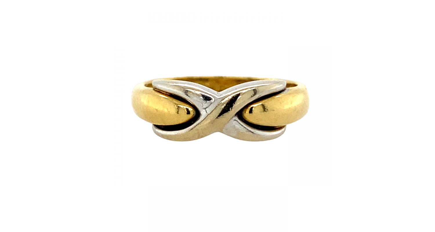 Le Gi 18ct Gold 'Kiss' Ring