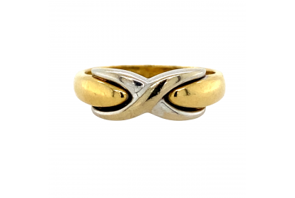 Le Gi 18ct Gold 'Kiss' Ring