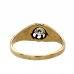 9ct Yellow Gold 0.15ct Diamond Gypsy Ring