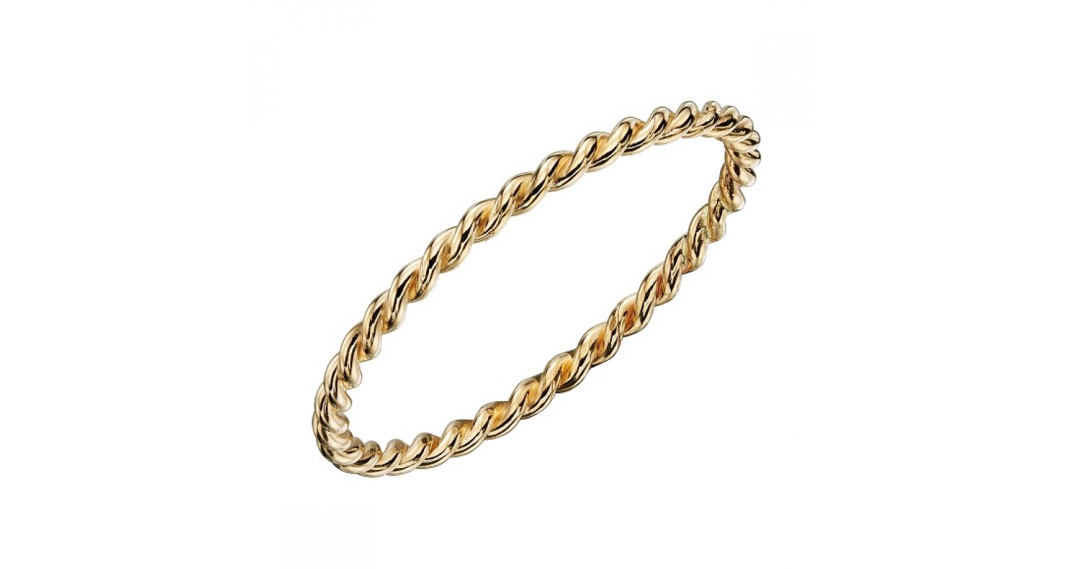 9ct Yellow Gold Twisted Ring