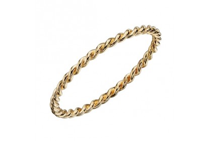 9ct Yellow Gold Twisted Ring