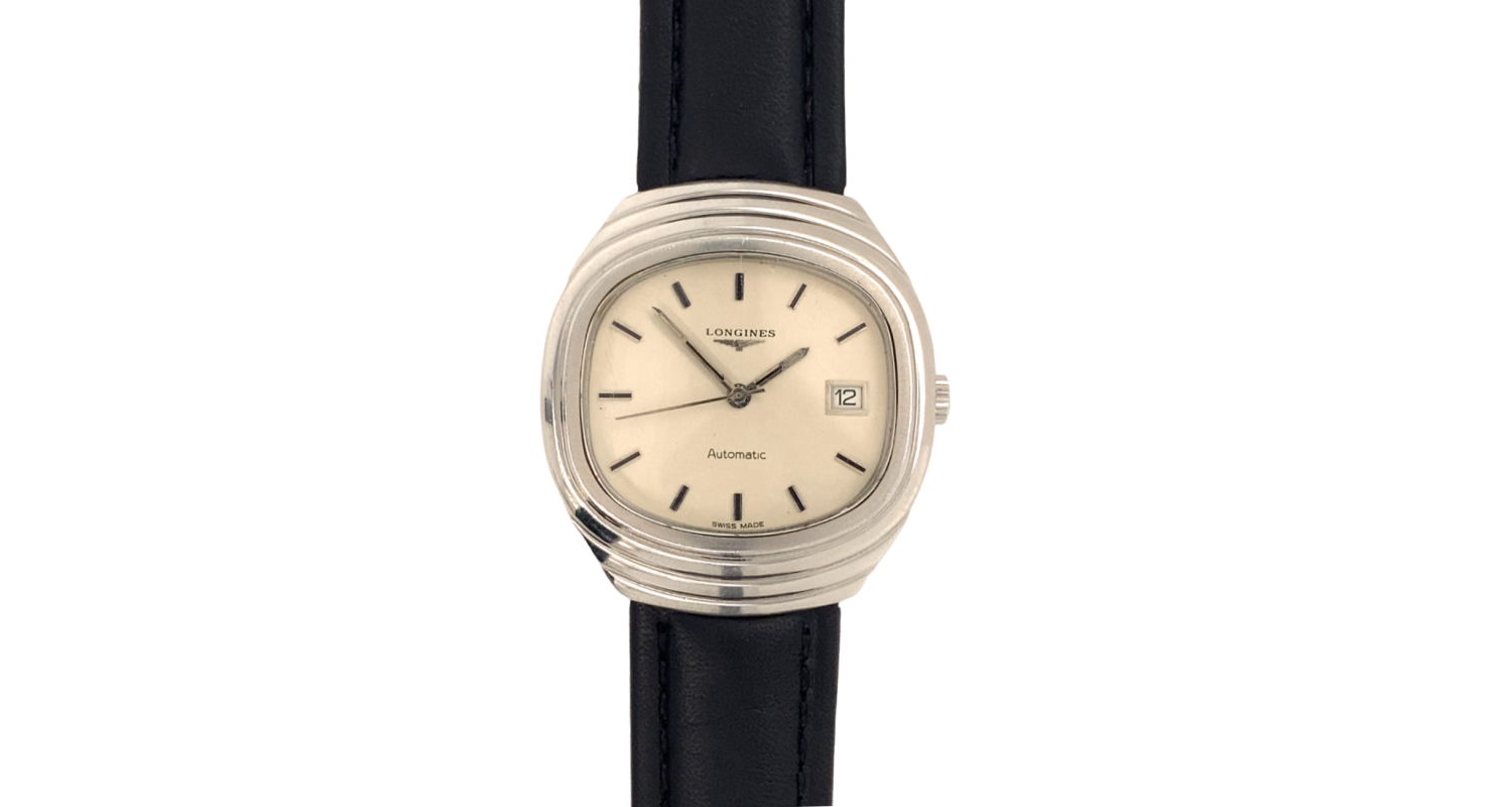 Longines "Layered Case' Automatic Date Watch