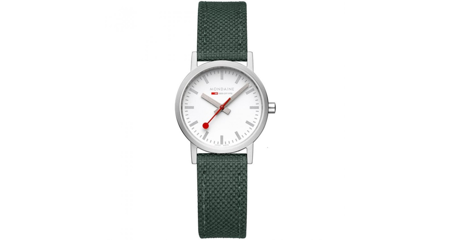 Mondaine Classic Park Green 30mm Watch