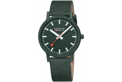 Mondaine Essence Park Green 41mm Watch