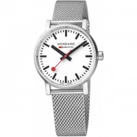 Mondaine Evo2 Stainless Steel 35mm Watch