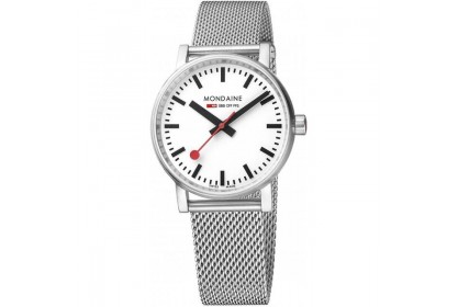 Mondaine Evo2 Stainless Steel 35mm Watch