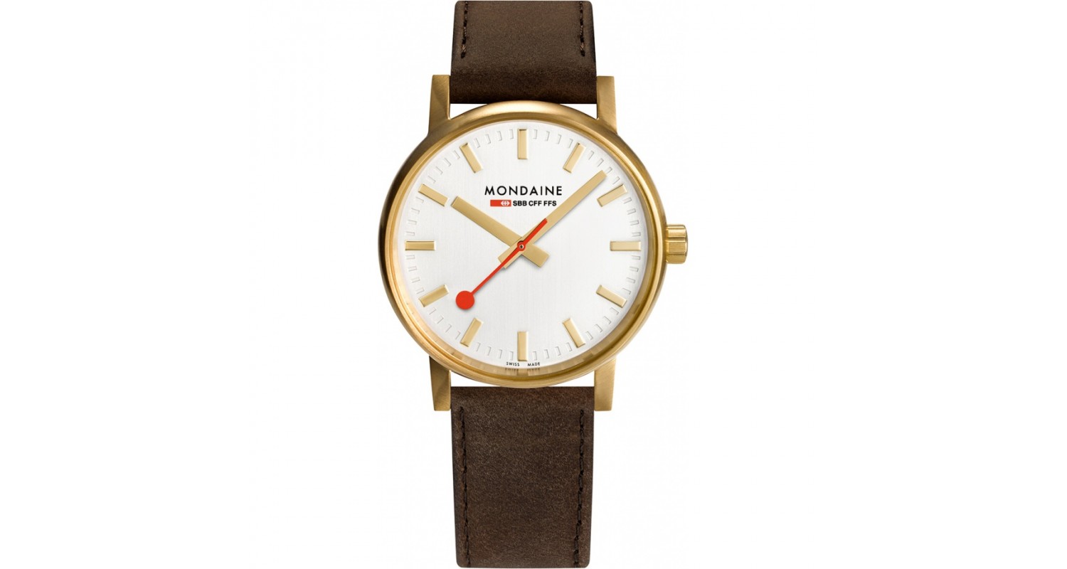 Mondaine Evo2 Golden 40mm Watch