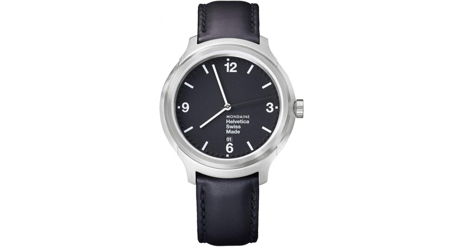 Mondaine Helvetica 43mm Watch