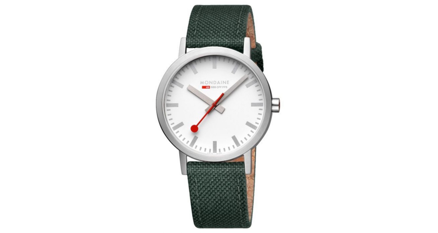 Mondaine Classic Park Green 40mm Watch