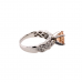 14ct White Gold Morganite & Diamond Ring