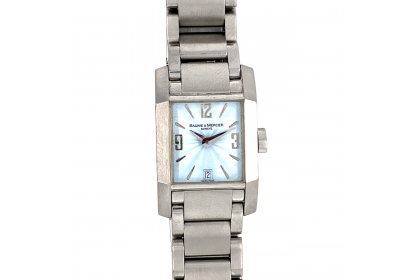 Baume & Mercier Diamond Blue Dial Watch